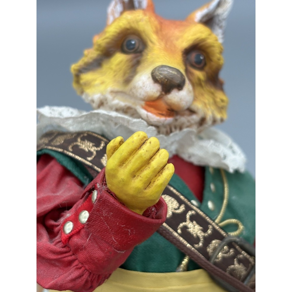 Sir Red Fox Londonshire by Possible Dreams Resin Figurine Papier Mâché VTG 1991 - Picture 12 of 16